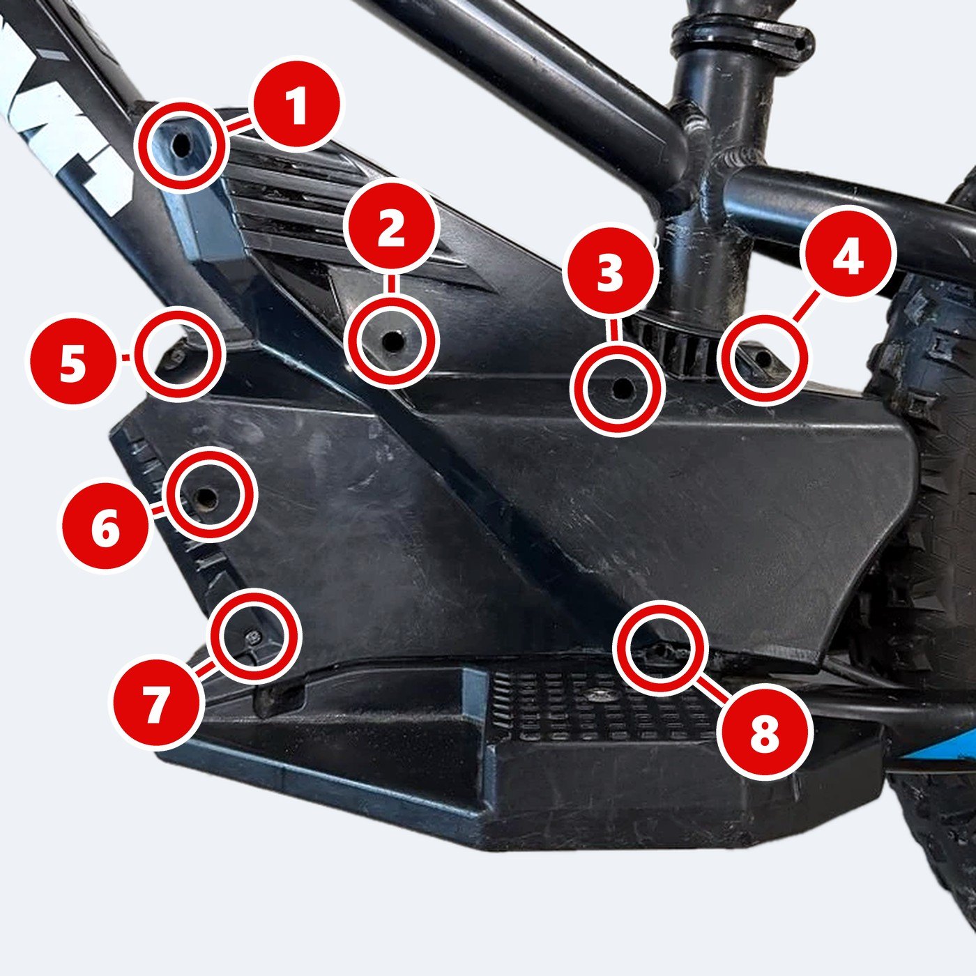 Panel screws out