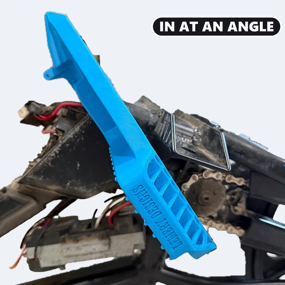 Footrest in at an angle